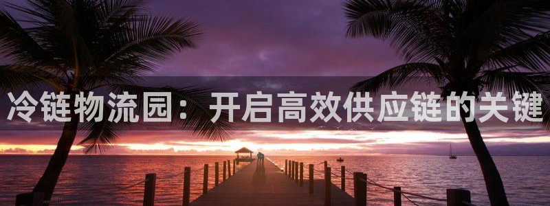 28圈注冊教程:冷鏈物流園:開啟高效