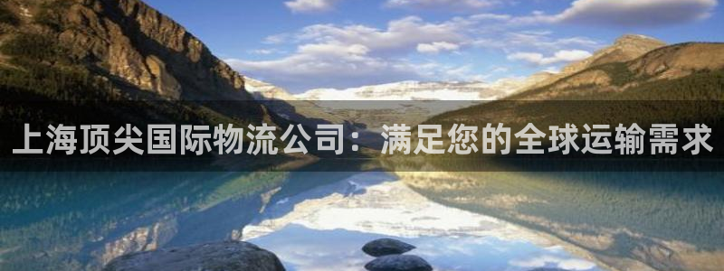 28圈官網(wǎng)平臺:上海頂尖國際物流公司