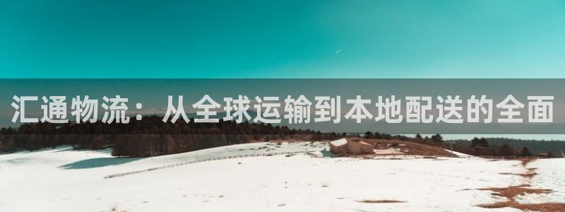 28圈連輸10天:匯通物流:從全球運