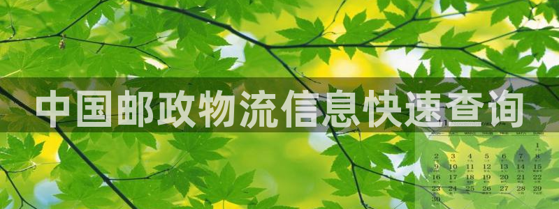 28圈官網多少：中國郵政物流信息快速
