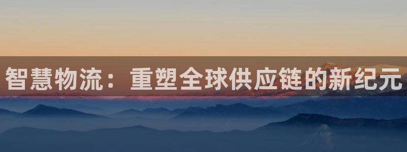28圈是啥:智慧物流:重塑全球供應鏈