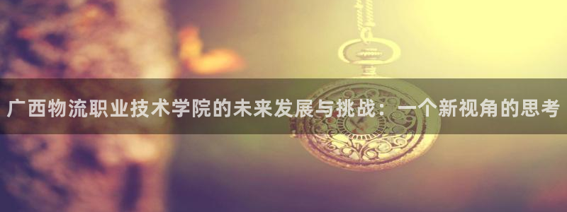 28圈技巧:廣西物流職業(yè)技術(shù)學(xué)院的未